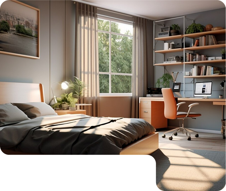 Cozy modern living room